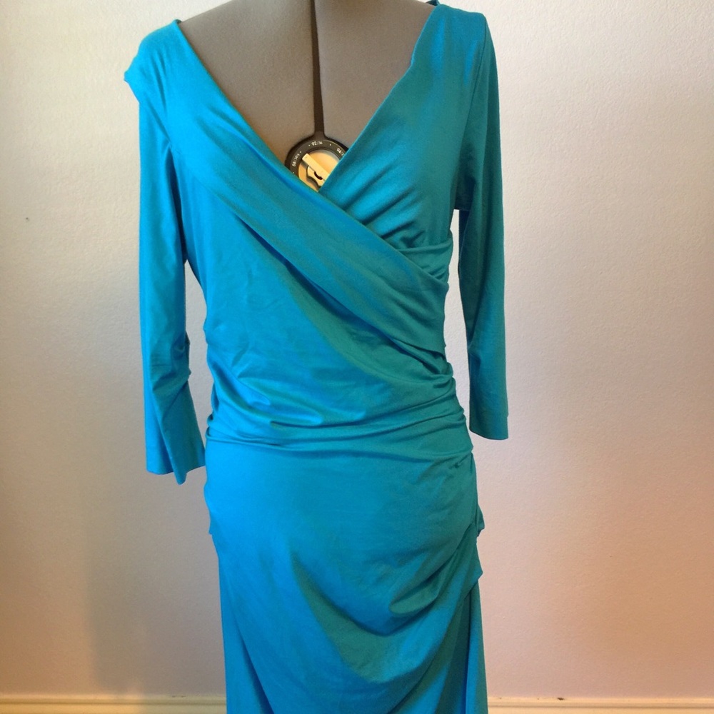 Diane Von Furstenberg turquoise dress